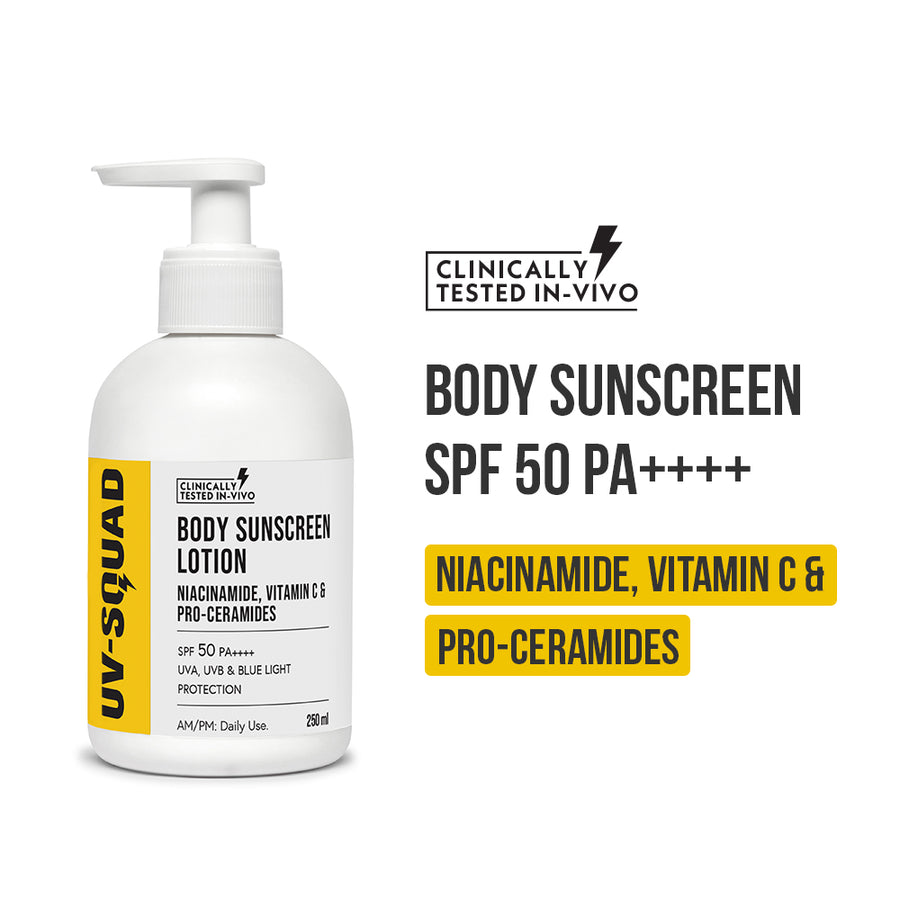 Vitamin C & Pro-Ceramides Fluid Body Lotion SPF 50 PA++++ | UV-Squad